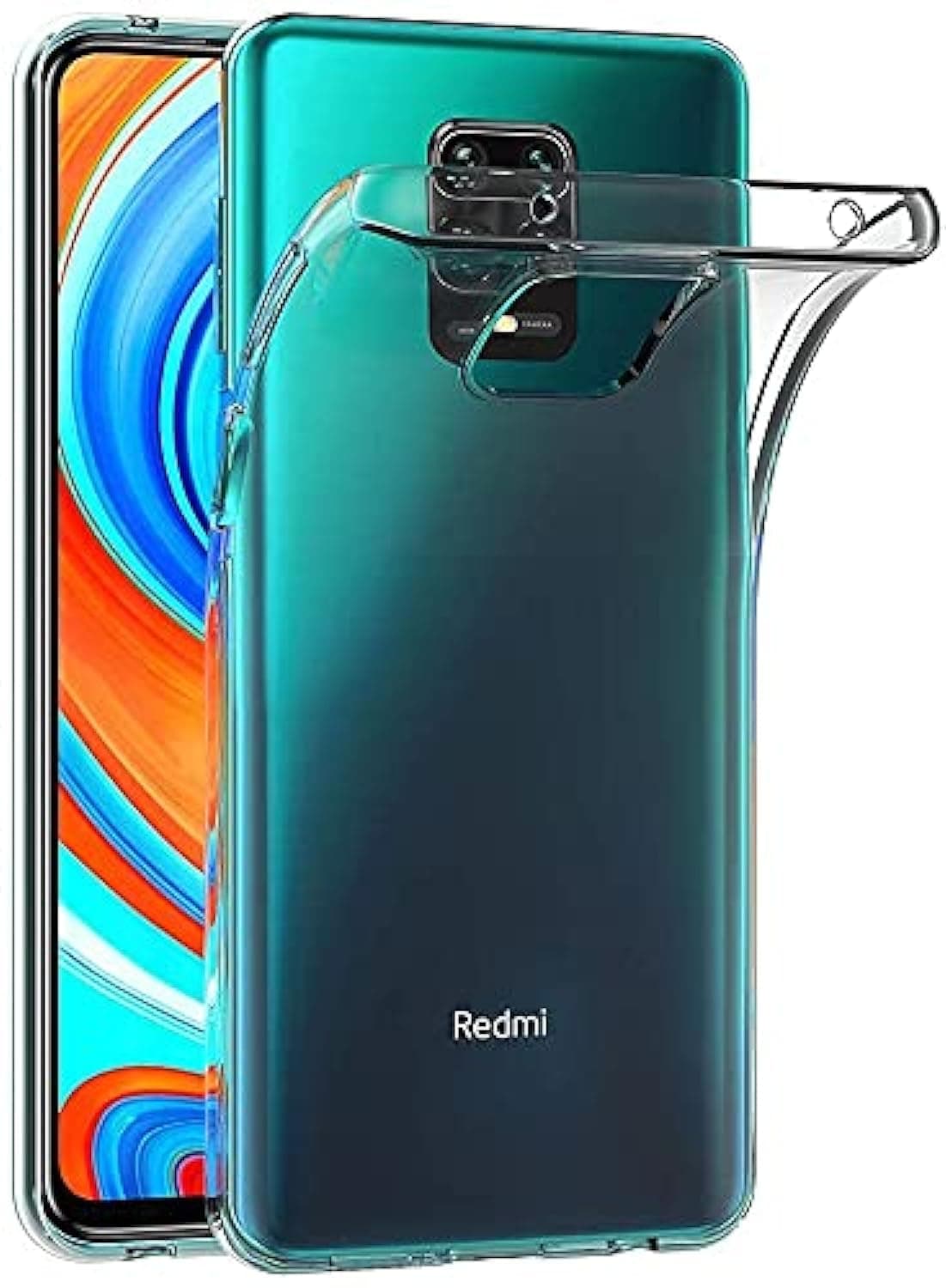 Case for Xiaomi Mi Redmi Note 9S / Redmi Note9 Pro/Redmi Note 9 Pro Max (6.67 inch) Soft TPU Rubber Gel Bumper Transparent Back Cover