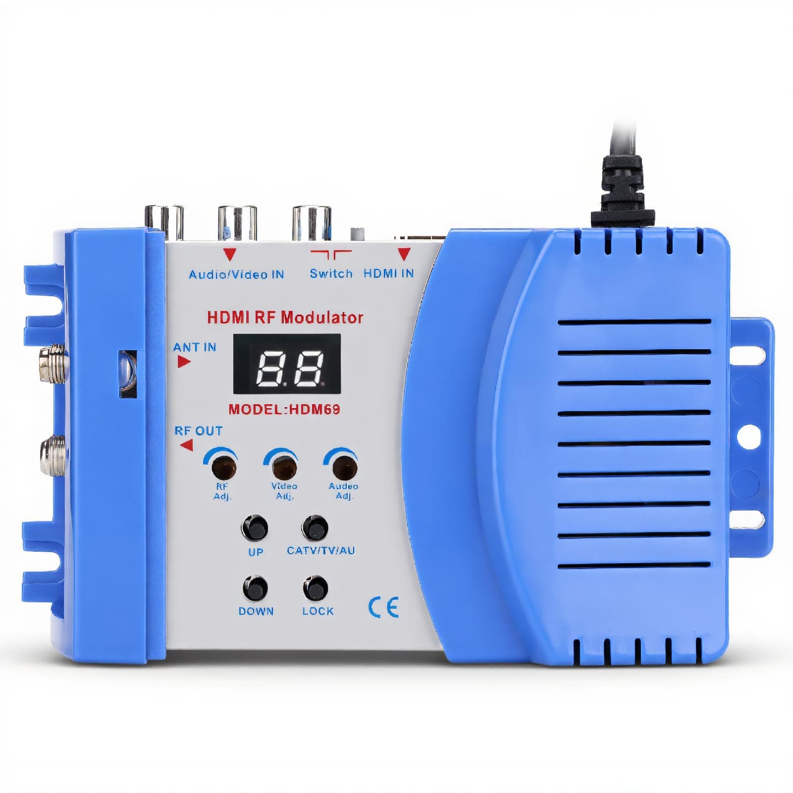 Tangxi HDMI Modulator RF Modulator for PAL NTSC Format, Composite VHF UHF AV to RF Converter, RF Modulator TV Audio Video Converter for Home TV(F Female)