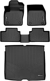 SMARTLINER Custom Fit All Weather 2 Row Floor Mats & Cargo Liner Set Compatible with 2019-2025 Volvo XC40