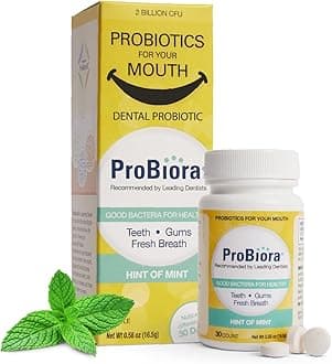ProBioraPlus Probiotics (formerly EvoraPlus) Supports Tooth and Gum Health | Freshens Breath | Naturally Whitens Teeth | 30 count