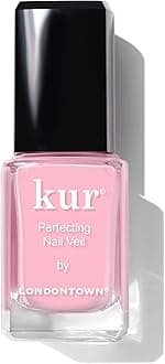 LONDONTOWN Nail Veil #7 Enhancing Nail Care Color and Formula, Sheer Cherry Blossom Pink, 11.8ml