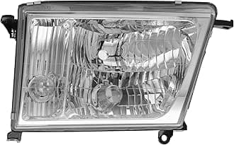 for 1998-2005Toyota Land Cruiser 100 Headlight W/Factory Halogen Models Only, Left Side Head Light Assembly Replacement, Front Head lamp OEM 8101060042, 8105060041 (Left Side Headlight)