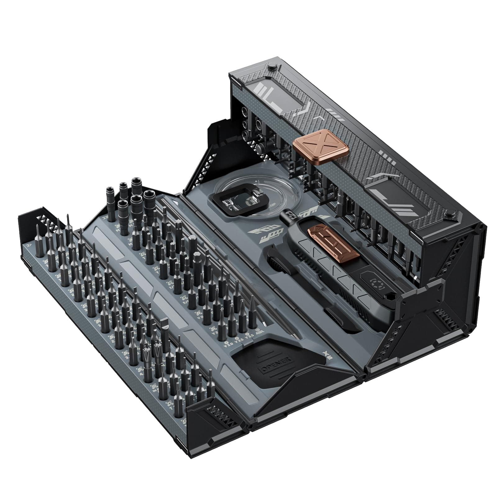 JAKEMY 180 in 1 Precision Screwdriver Set, Computer Screwdriver Kit, Professional Magnetic Repair Tool Kit with Home Drill Bits for Most Laptop, Phone, Xbox, MacBook, Game Console, Modding, DIY