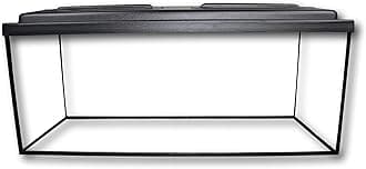 Aquarium with LED Lid - Professional Fish Tank - Real Glass, AQUARIUM WITH LED LID (200 Litre (100x40x50cm))