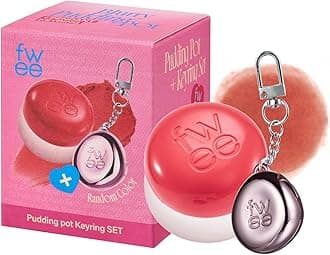 Blurry Pudding Pot + Keychain SET | Airbrushed Blush & Lip, Buildable Pigment, Long-lasting, Lightweight, Easy to Blend, Natural Soft Matte Finish Makeup – Dear (Coral Brown) | 0.17 oz