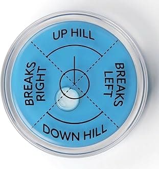 Spirit Level Golf Ball Markers for Putting Green | High Precision Golf Training Aid Bubble Green Reader | Golf Marker Putting Aid, Ideal Golf Accessories for Men or Golf Gifts for Men