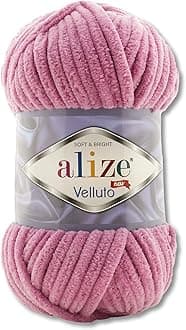 Wohnkult 100 g Alize Velluto Wool in 30 Selection (98 | Rose)