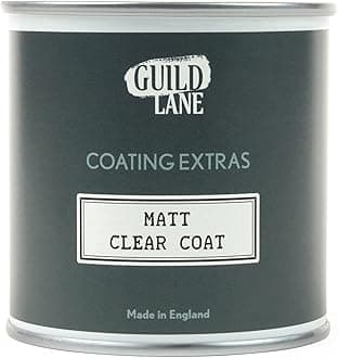 Acrylic Matt Top Coat, Clear (250ml Jar)