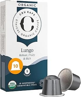Cru Kafe Coffee Capsules Espresso Organic Fairtrade