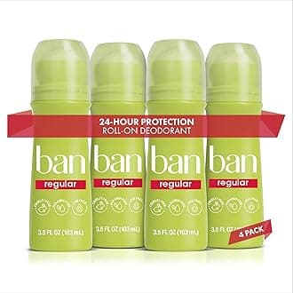 Roll-On Regular Deodorant, 3.5 Ounce (Pack of 4)
