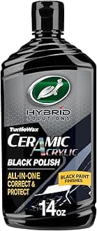Turtle Wax 53448 Hybrid Solutions Ceramic Acrylic Black Polish