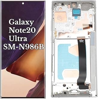 For Galaxy Note 20 Ultra SM N986B SM N986U SM N986W N985F N985F DS 4G 5G 6.9 inch Touch Screen Digitizer Assembly Screen Replacement Kit Completely, metallic silver