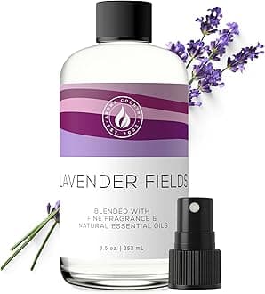 Lavender Oil Essential Oil/Lavender Essential Oil/Lavender Oil Spray - for Reed Diffuser Oil Refill for Reed Diffusers, Electric Diffuser Oil Machines, and Oil Warmers - Natural, Organic Oil