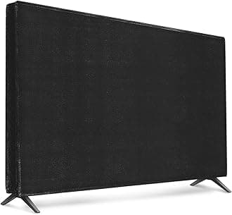 kwmobile 32" TV Cover - Dustproof Cover LCD TV Protective Cover Dust Proof Black
