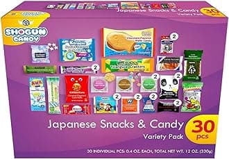 SHOGUN CANDY, Japanese Snacks & Japanese Candy Variety Pack 30 Pcs