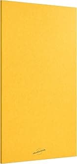AudioSilk Acoustic Panel, Large, 46" x 23", Yellow