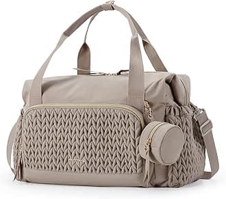 mommore Diaper Bag Tote, Large Capacity Travel Diaper bags, Hospital Bag for Labor Delivery, Baby Bag with Pacifier Case