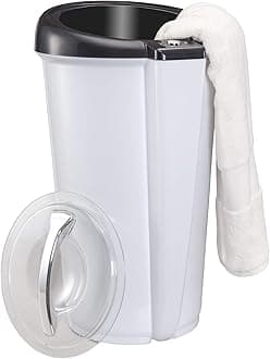 Ivation Towel Warmer | Large Bucket Style Luxury Heater with Lockable Lid | Fits Up to Two 40” x 70” Oversized Bath Sheet Towels