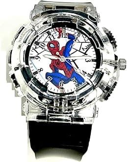 VOWSuperhero Sports Wrist Watch with Digital LED Display Boys Kids Girls Child Birthday Xmas Party Gift