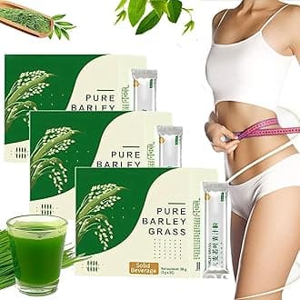 Naveta Barley Grass Powder 100% Pure & Organic,Naveta Organic Barley Grass Powder, Naveta Pure Organic Barley, for Stay up Late, Have Poor Living Habits,Be Good for Health 20 Bags/Box (3 Box)
