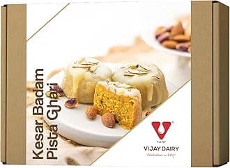 VIJAY DAIRY Kesar Badam Pista Ghari Sweets (200 GM)