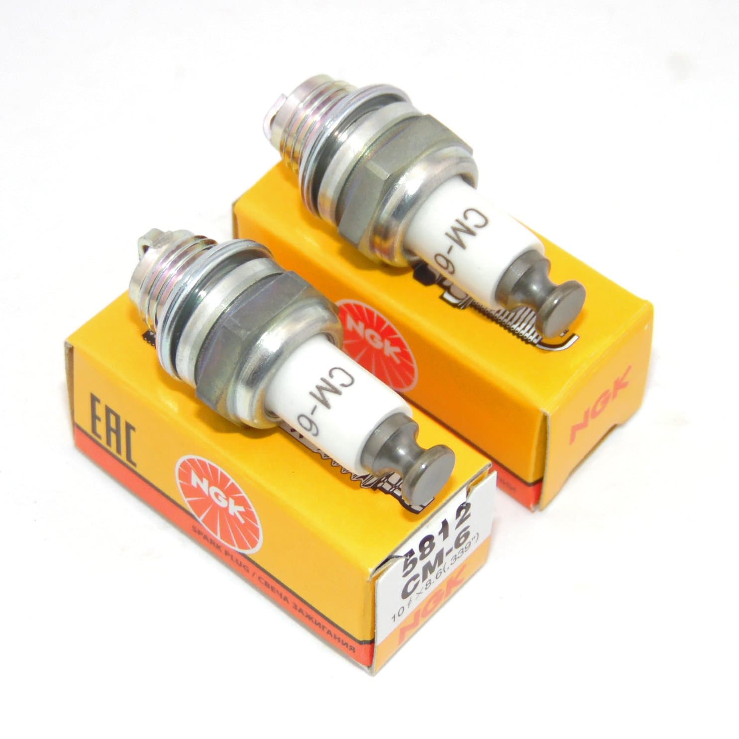 NGK (2) Pack CM6 Spark Plugs