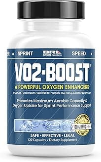 Natural Endurance and Oxygen Supplement to Help VO2 max w/Rhodiola Rosea, B12, and Alpha Lipoic Acid (120 Capsules) (30 Day Supply)