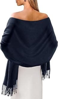 FURTALK Womens Winter Scarf Cashmere Feel Pashmina Shawl Wraps Soft Warm Blanket Scarves for Women
