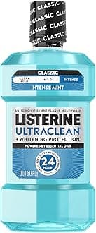 Ultra Clean Antiseptic Mouthwash, Cool Mint, 33.8 Fluid Ounces