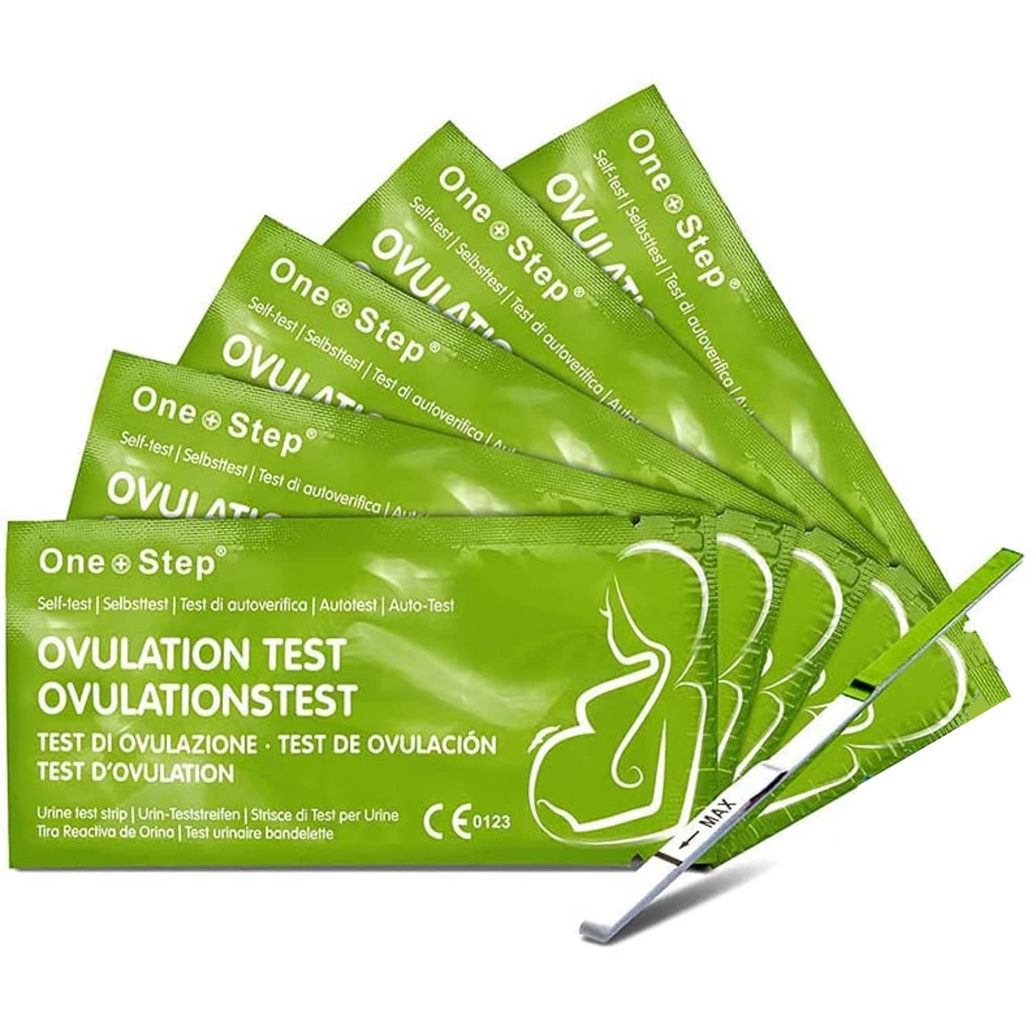20 Ovulation Test Strips - Highly Sensitive Fertility Tests - 20miu/ml Testing Kits