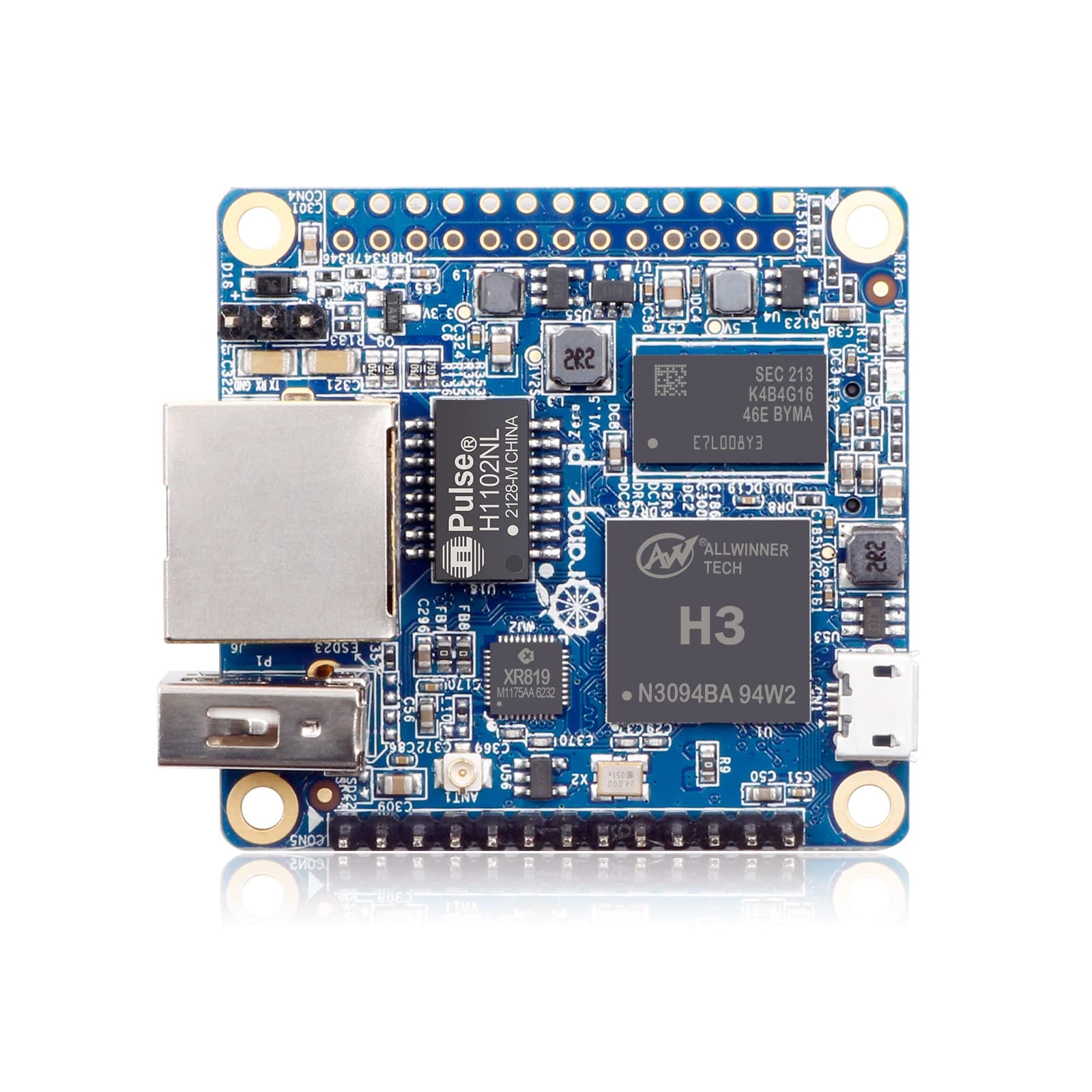 Zero LTS AllWinner H3 512MB Quad-Core, Open-Source Single Board Computer, Run Android, Ubuntu, Debian Image