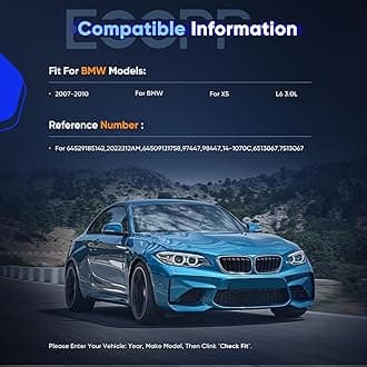 ECCPP A/C Compressor with Clutch Fit for BMW X5 3.0L 2007-2010 AC Compressor