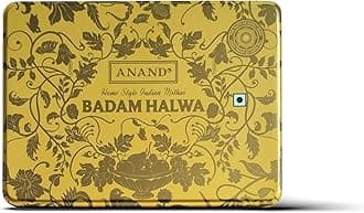 ANAND Badam Halwa 500g | Crafted with California Badam, Pure Desi Ghee Rich, Authentic Homemade Taste Premium Festive Mithai | Dessert for Gifting, Celebrations & Pooja Offerings