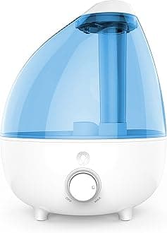 - Pure Enrichment MistAire XL Ultrasonic Cool Mist Humidifier - All Day Operation for Large Rooms, 1 Gallon Tank, Variable Mist Control, Automatic Shut-Off, Whisper Quiet, and Optional Night Light