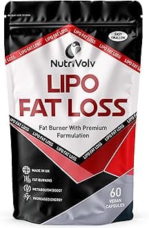 NutriVolv Lipo Fat Loss Capsules | 60 Capsules | Maximum Strength Weight Loss...