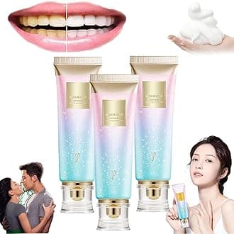 Dazzling White Toothpaste Fresh Breath Niacinamide Bad H Breat Remove,Toothpaste Remove Stain and Whitening,Intensive Enamel Repair Toothpaste (3 Pcs)