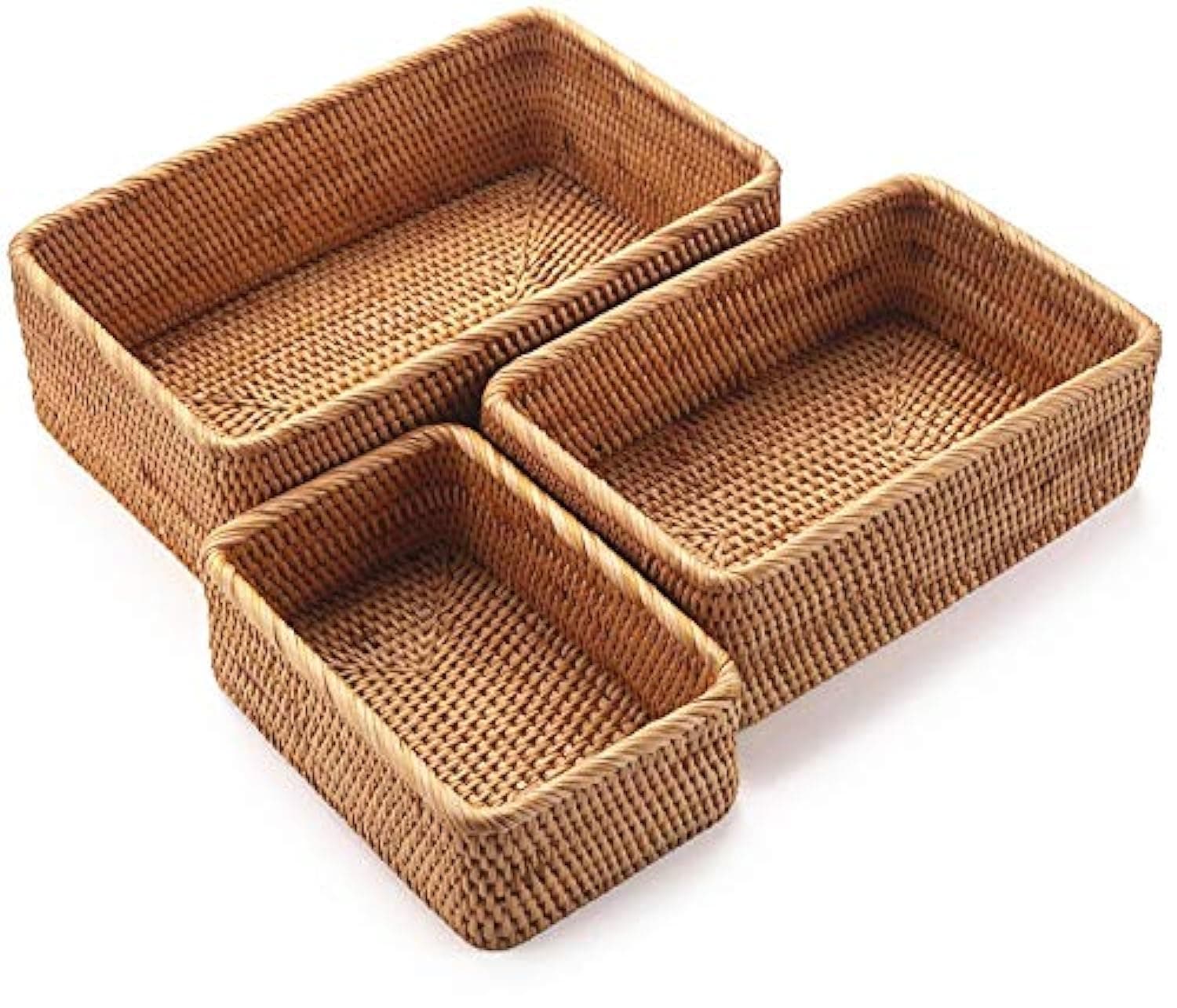 Rattan Rectangular Baskets