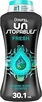 Downy Unstopables In-Wash Laundry Scent Booster Beads, Fresh, 30.1 oz