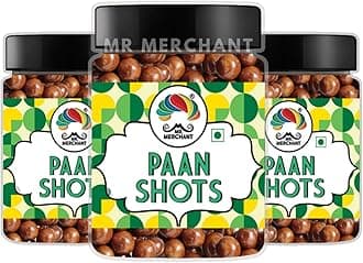 Mr. Merchant Paan Shots (Instant Paan, Mouth freshener, Mukhwas) Pan Flavor Candy, 750 g(Pack of 3)