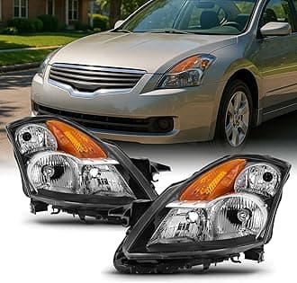 AKKON - For 07-09 Nissan Altima 4DOOR 4Dr Sedan Factory Style Headlight Lamps Assembly Driver and Passenger Side
