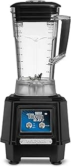 Commercial TBB145P6 TORQ 2 Horsepower Blender, 2 speed Toggle Switch Controls, with 64 oz. BPA Free Container, 120V, 5-15 Phase Plug, Black