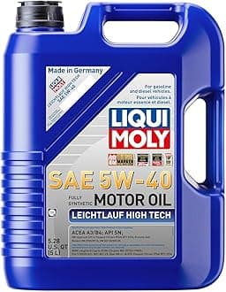Liqui Moly Leichtlauf High Tech SAE 5W-40 | 5 L | Synthesis Technology Motor Oil | SKU: 2332