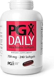 Natural Factors PGX Daily Ultra Matrix 750 mg - Soluble Super Fiber Complex - Gluten-Free - 240 Softgels (80 Servings)