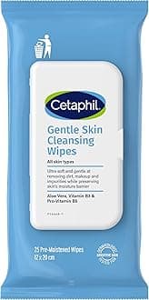 Cetaphil Gentle Skin Cleansing Cloths Sensitive Skin, 25-Piece, 25 Pc