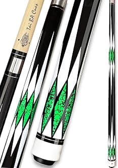 Tai ba cues Pool Cue Stick, 13mm Tip, 58", Hardwood Canadian Maple Professional Billiard Stick 19,20,20 Oz (Selectable)-Blue, Red, Green Pool Cue Stick
