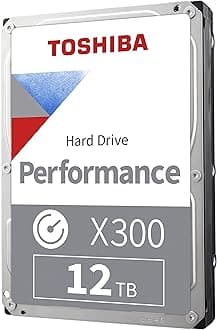 X300 12TB Performance & Gaming 3.5-Inch Internal Hard Drive - CMR SATA 6 GB/s 7200 RPM 512 MB Cache - HDWR51CXZSTA