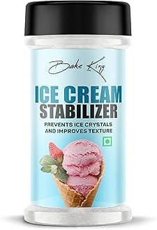 Bake King Ice Cream Stabilizer/ Semi Refined Carrageenan 50gm, Improves Texture and Prevents Crystals