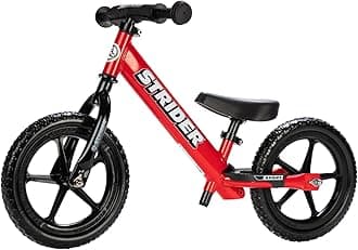 - 12” Sport Bike - No Pedal Balance Bicycle for Kids 1 to 4 Years - Includes Safety Pad, Padded Seat, Mini Grips & Flat-Free Tires - Tool-Free Assembly & Adjustments