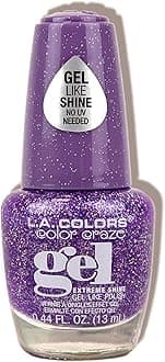 L.A. COLORS Demo - Color Craze Shimmer Gel Polish, Burst CNL280