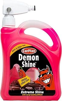 CarPlan Demon Shine 68 fl Oz (2L) with Spray Gun - Spray on Shine